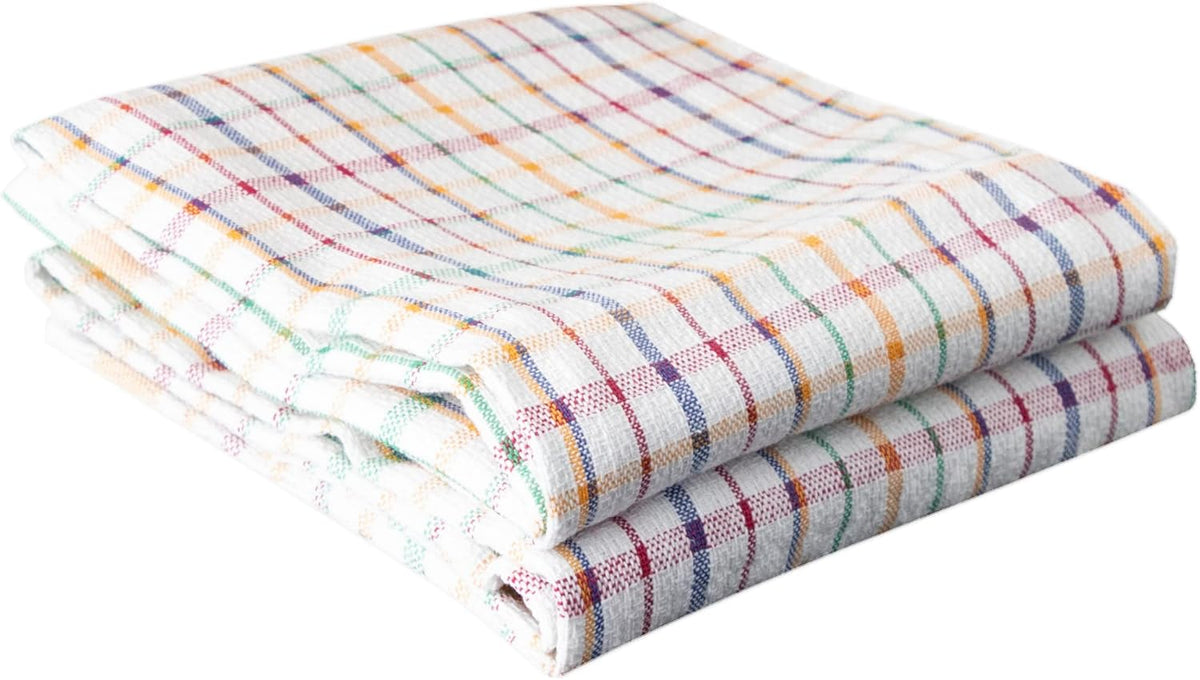 Ritz Wonder Towels, 30" x 20", 100% Cotton Kitchen Towels, Highly Absorbent, Large Size, Finely Woven, Lint Free, Streak Free Cleaning, Easy Care Towel Set, 2-Pack, Primary