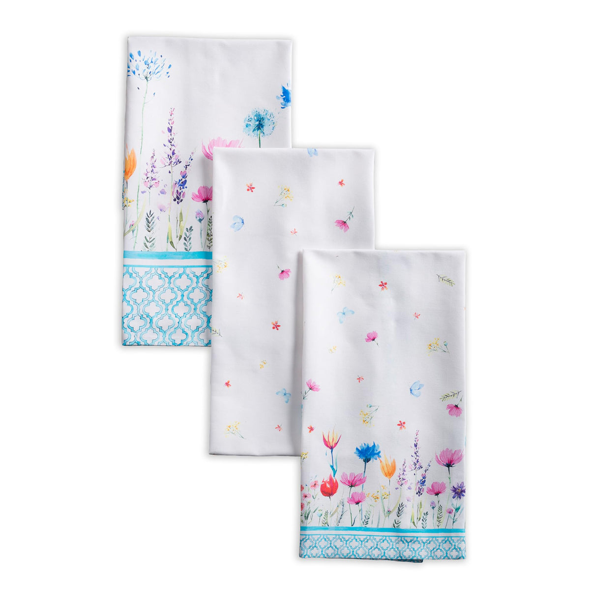 Maison d' Hermine Kitchen Towels Set of 3 Reusable 100% Cotton 27.50" x 20"