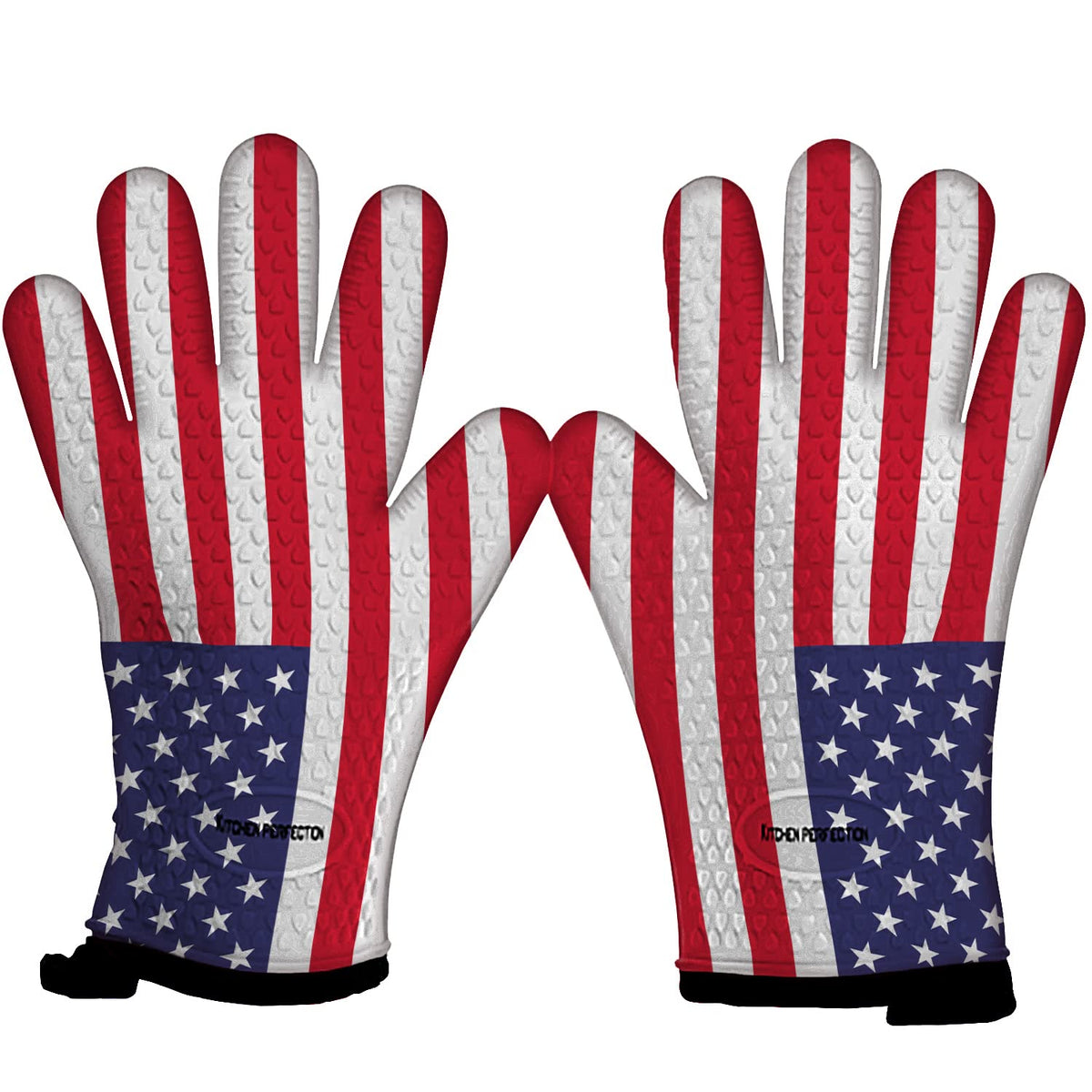 KITCHEN PERFECTION Smoker BBQ Grill Gloves -High Heat Resistant Oven Mitts