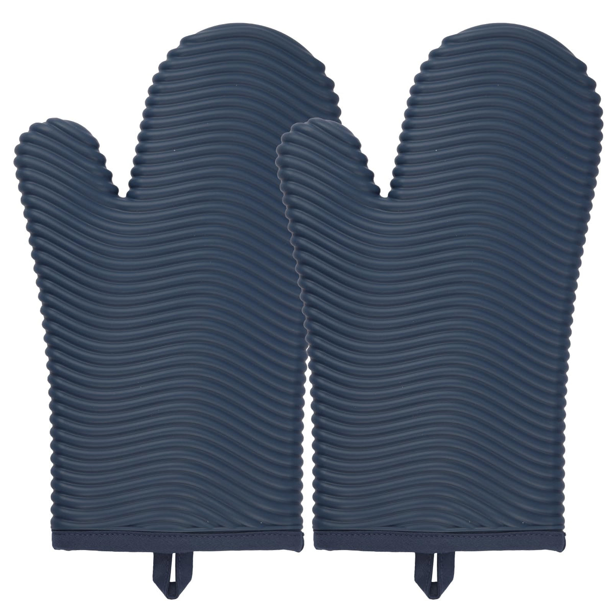 Yutat Silicone Oven Mitts - Oven Mitts and Pot Holders Sets Made of Non-Slip & BPA-Free Silicone, High Heat Resistant 500 Degrees, Perfect for Kitchen Cooking Baking BBQ, 4Pcs Set, Peak Green