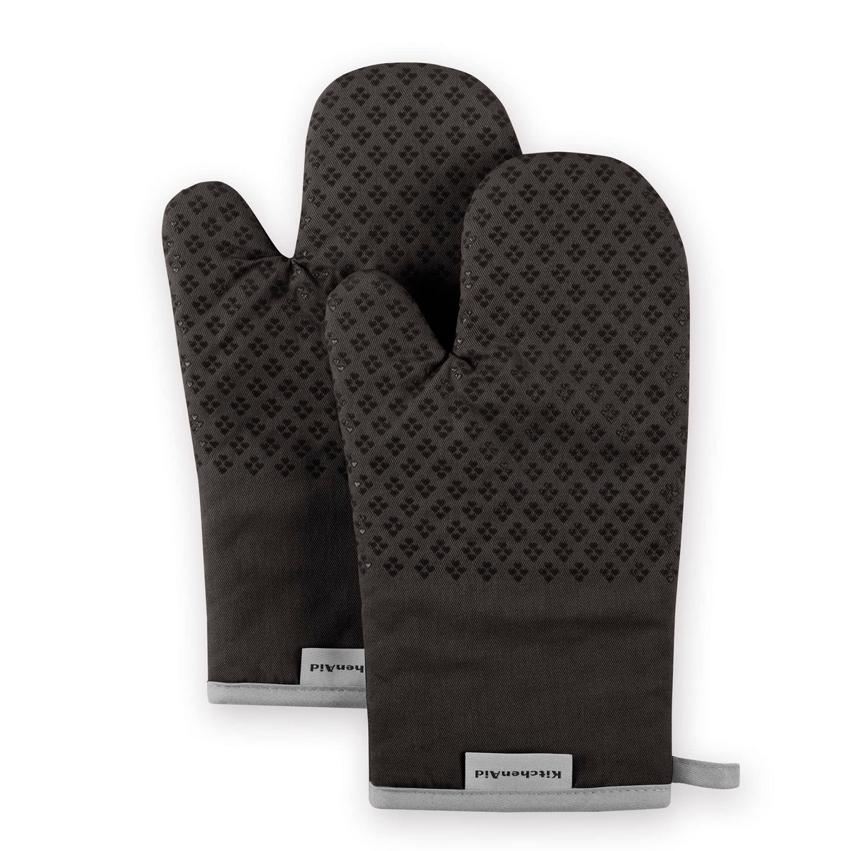 KitchenAid Asteroid Oven Mitt Set, 7"x12.5", Fog Blue, 2 Piece