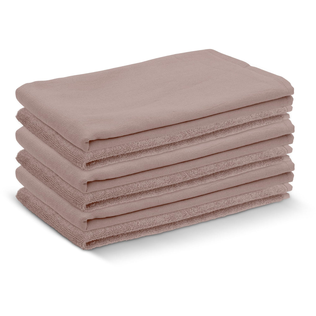 DG Collections Terry Kitchen Towels, 400 GSM 100% Cotton Dish Towels Set of 8, 15 x 25 Inch, Highly Absorbent Kitchen Towels for Drying Dishes and Cleaning - Smoke Grey