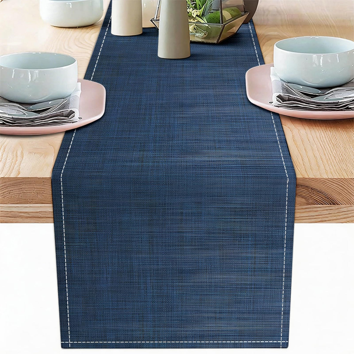 Niviy Placemats, Placemats Set of 4 Washable Place Mats, Green 12" x 18"