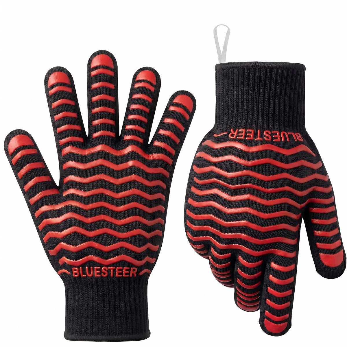 Oven Gloves 932°F Heat Resistant Oven Mitts with Fingers,1 Pair