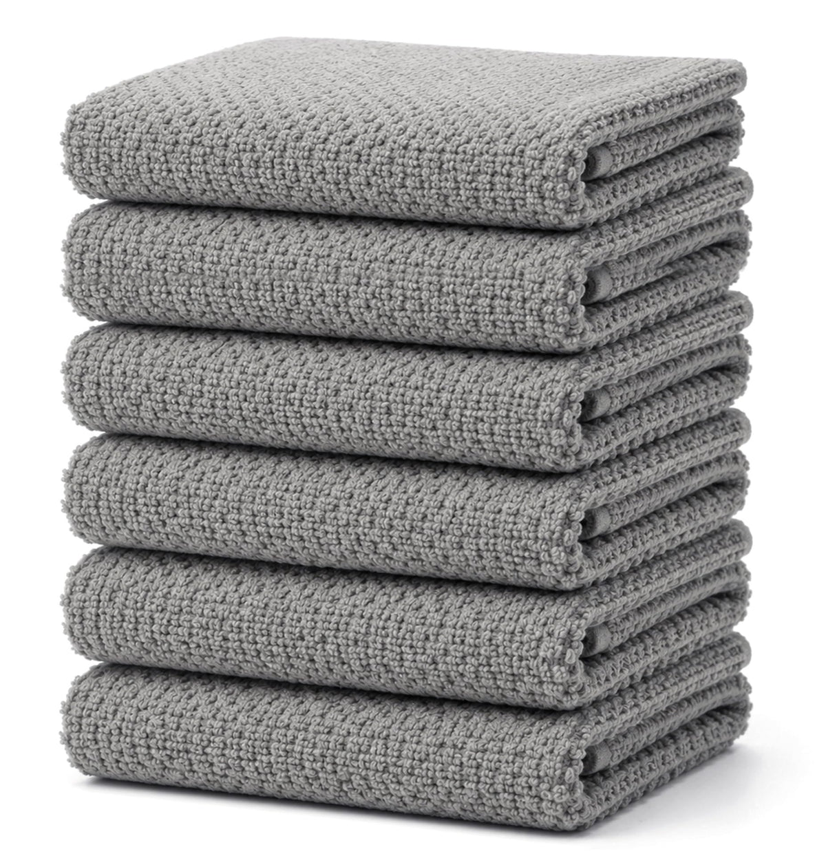Bumble Kitchen Towels 6 Pack 100% Cotton 16"x26" - Tan Wide Stripe