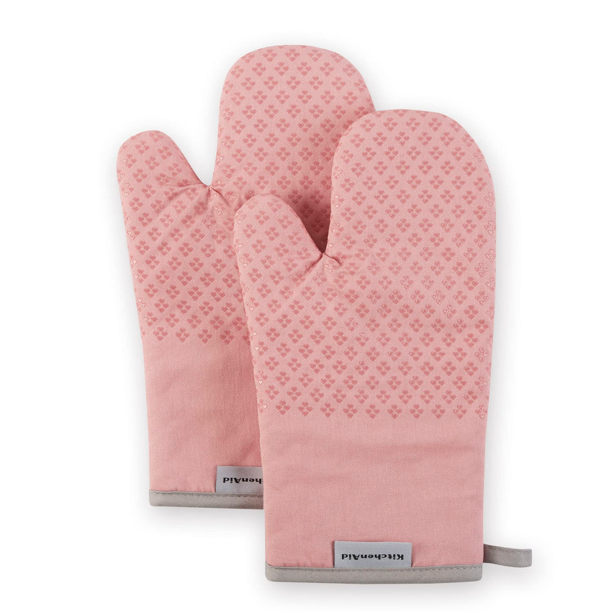 KitchenAid Asteroid Oven Mitt Set, 7"x12.5", Fog Blue, 2 Piece
