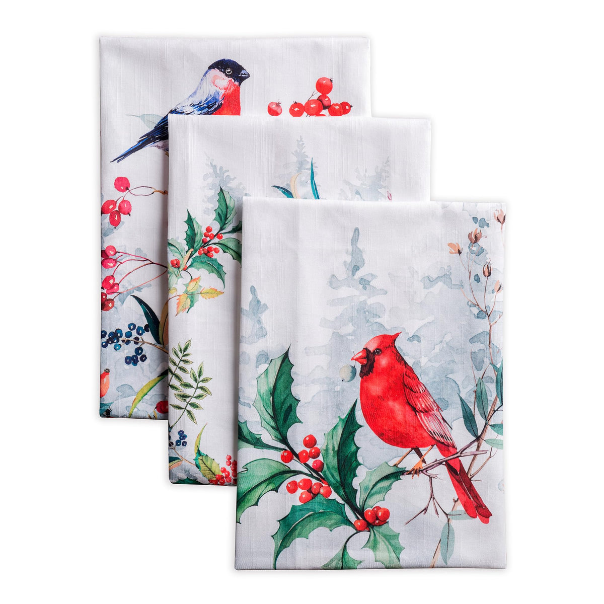 Maison d' Hermine Kitchen Towels Set of 3 Reusable 100% Cotton 27.50" x 20"