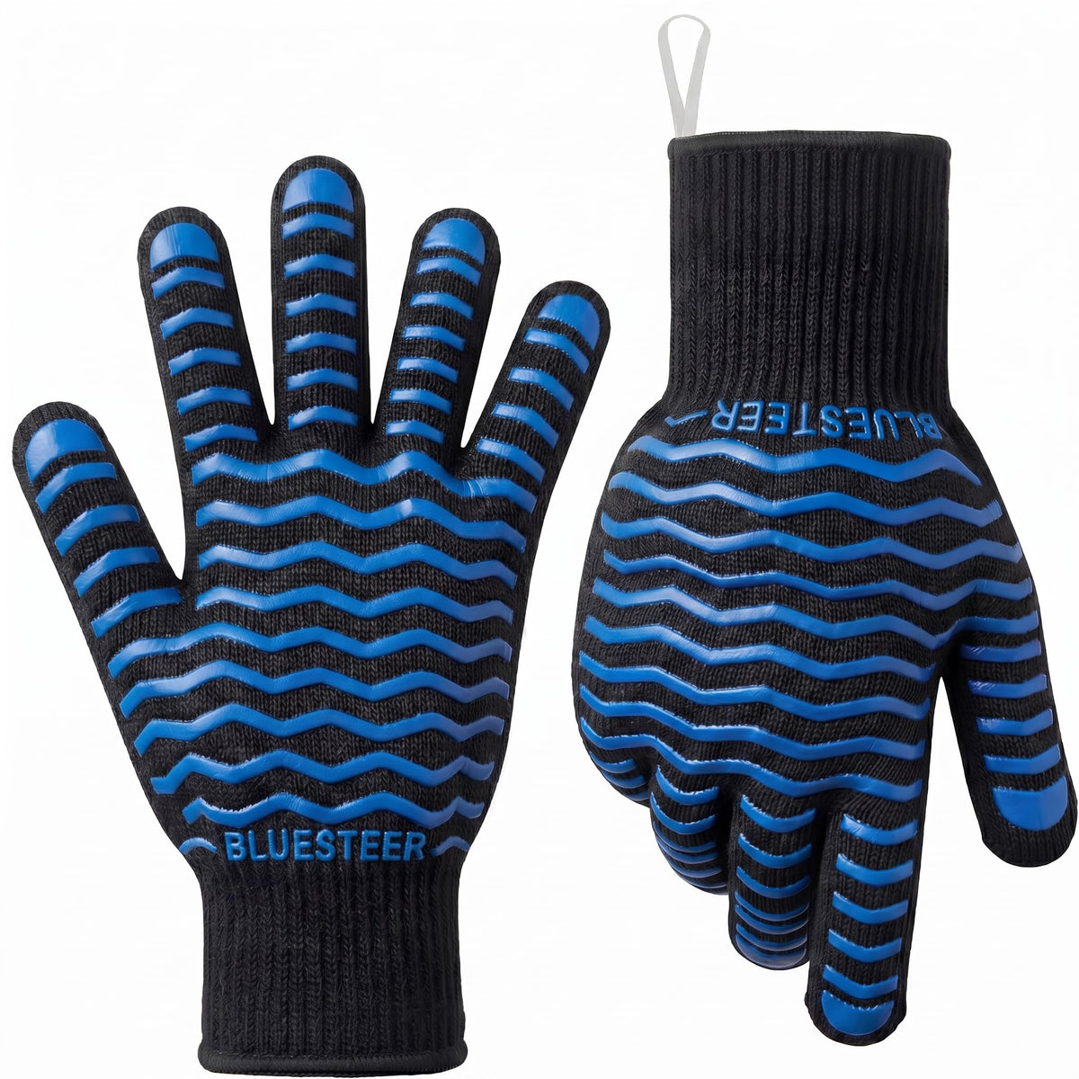 Oven Gloves 932°F Heat Resistant Oven Mitts with Fingers,1 Pair