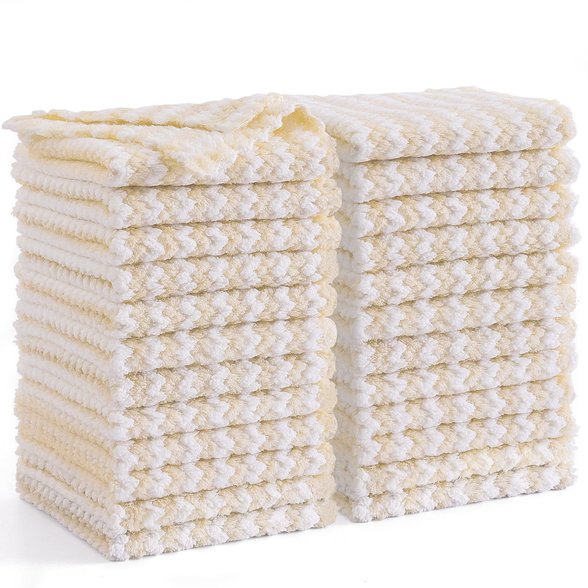 Homaxy 12 Pack Coral Velvet Dish Cloths, 10 x 10 inches, Dark Grey