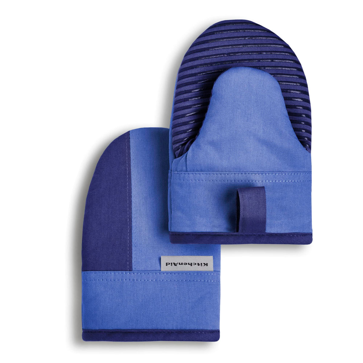 KitchenAid Beacon Two-Tone Non-Slip Mini Oven Mitt Set, Majestic Yellow, 5.5"x8", 2 Piece