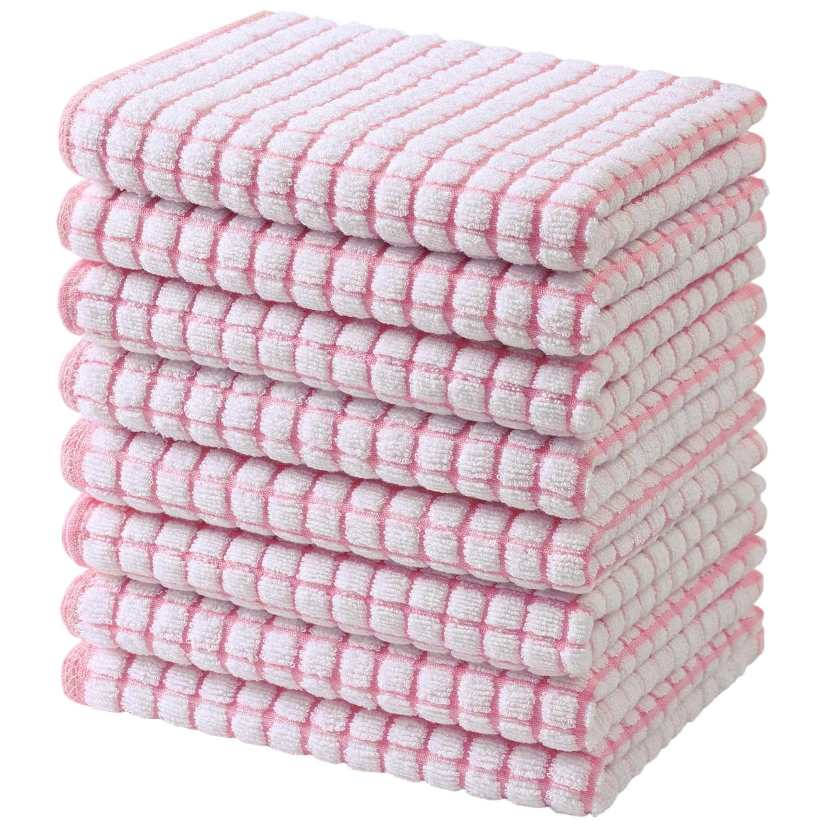 Mordimy Cotton 6 Pack Terry Kitchen Towels, 16 x 25 Inches