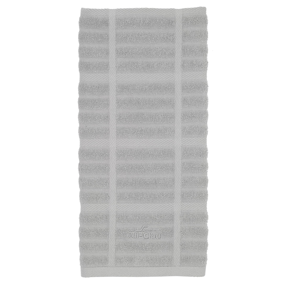 All-Clad Checked Kitchen Towel: Highly Absorbent, Super Soft Long Lasting - 100% Cotton, 17"x30" Tea Towel for Cleaning & Drying Dishes, Pans, Glassware, or Countertops, (1-Pack), Rainfall