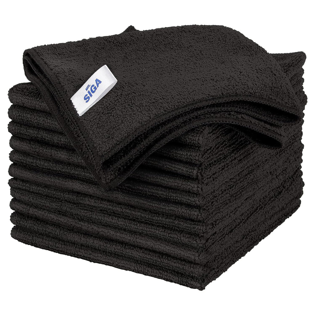 MR.SIGA Microfiber Cleaning Cloths, Streak Free Microfiber Towels, 12 Pack