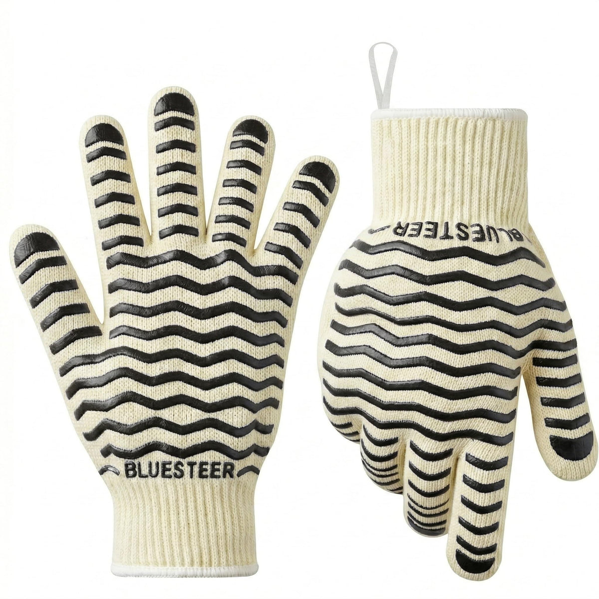Oven Gloves 932°F Heat Resistant Oven Mitts with Fingers,1 Pair