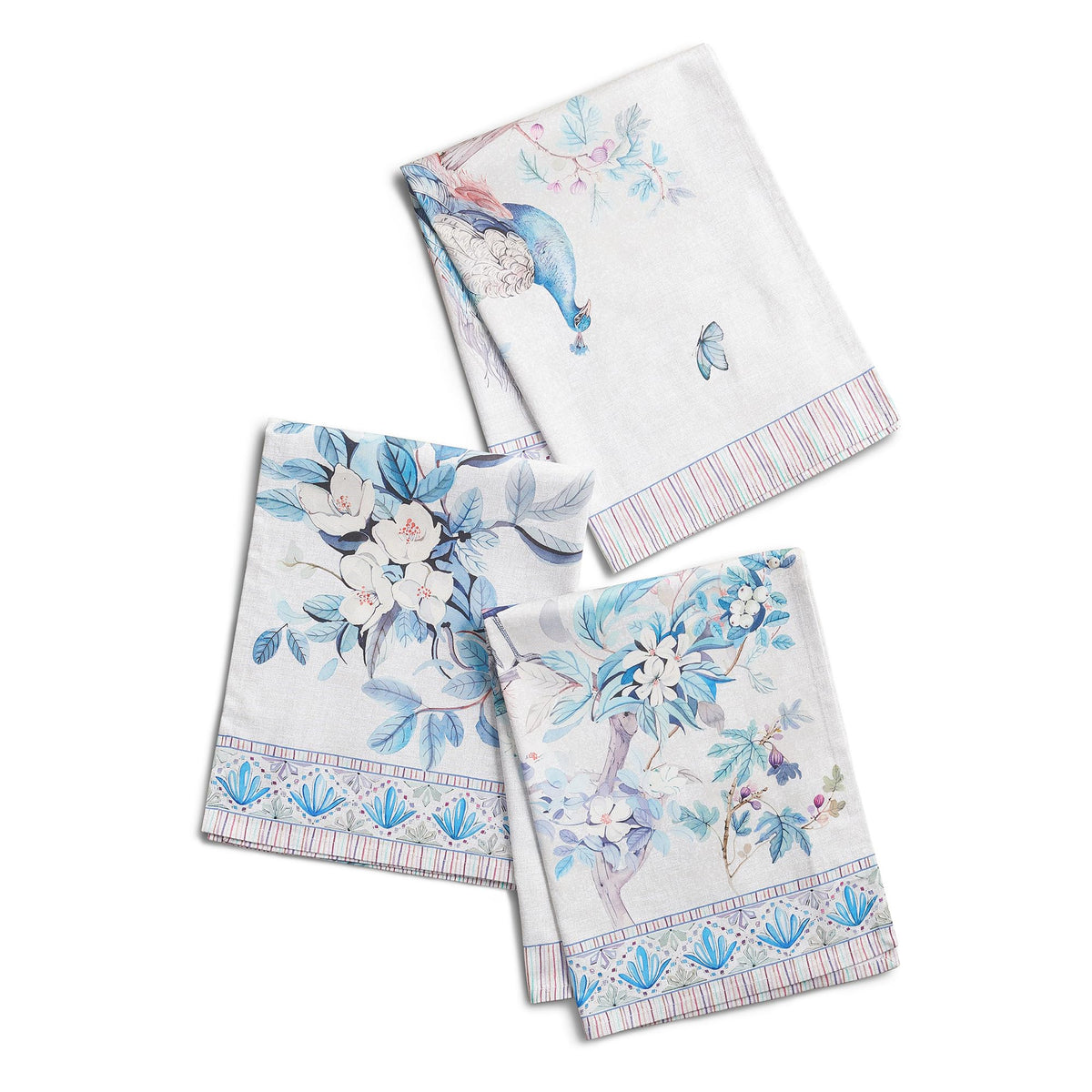 Maison d' Hermine Kitchen Towels Set of 3 Reusable 100% Cotton 27.50" x 20"