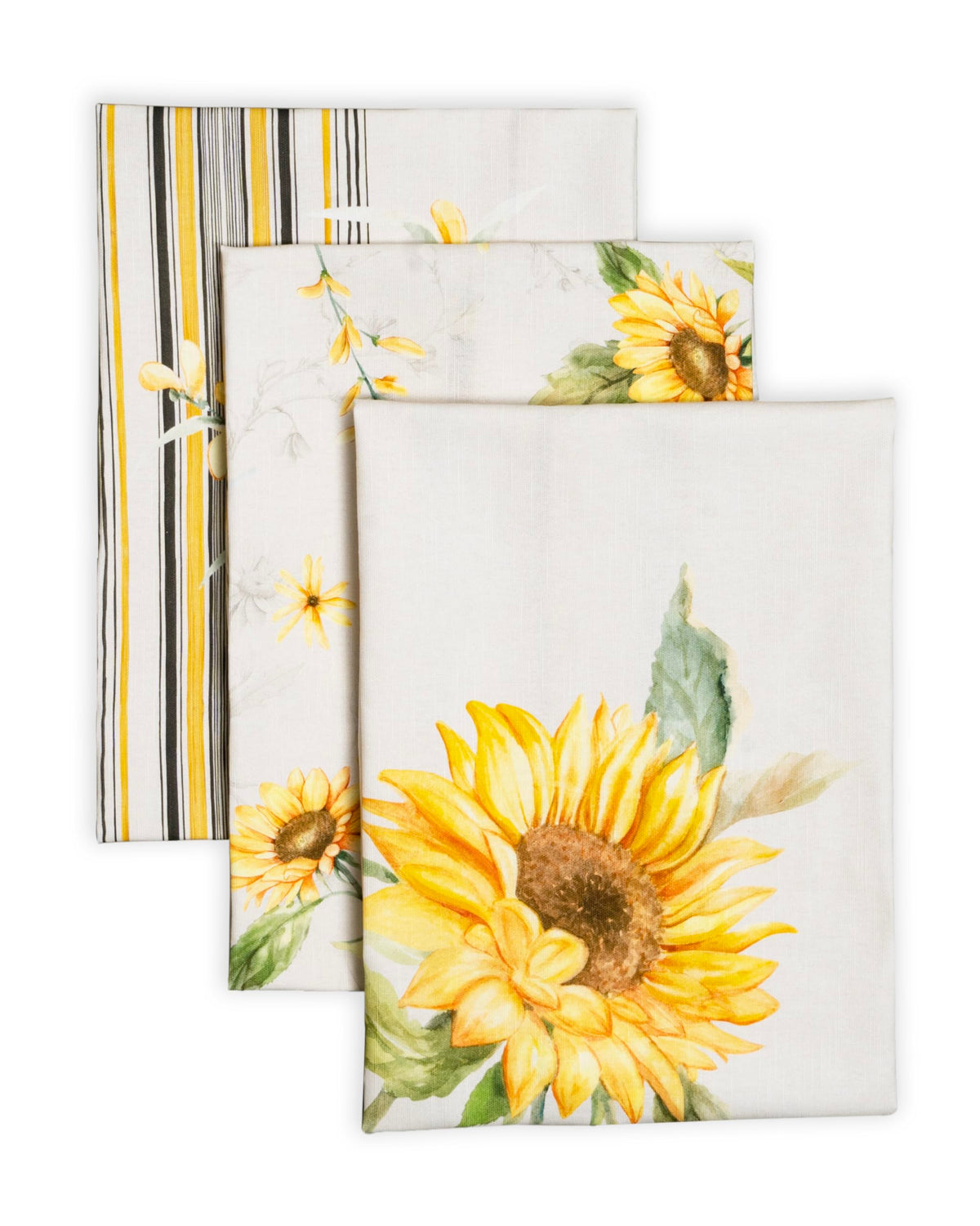 Maison d' Hermine Kitchen Towels Set of 3 Reusable 100% Cotton 27.50" x 20"