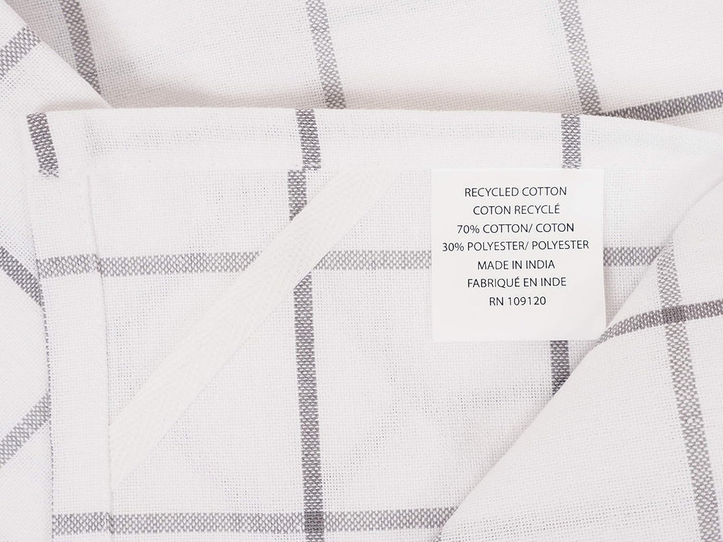 KAF Home Soho Kitchen Dish Towels - Set of 10, 18 x 28 Inch (Gray)