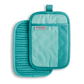 KitchenAid Beacon Two-Tone Non-Slip Pot Holder Set, Majestic Yellow, 7"x10", 2 Piece