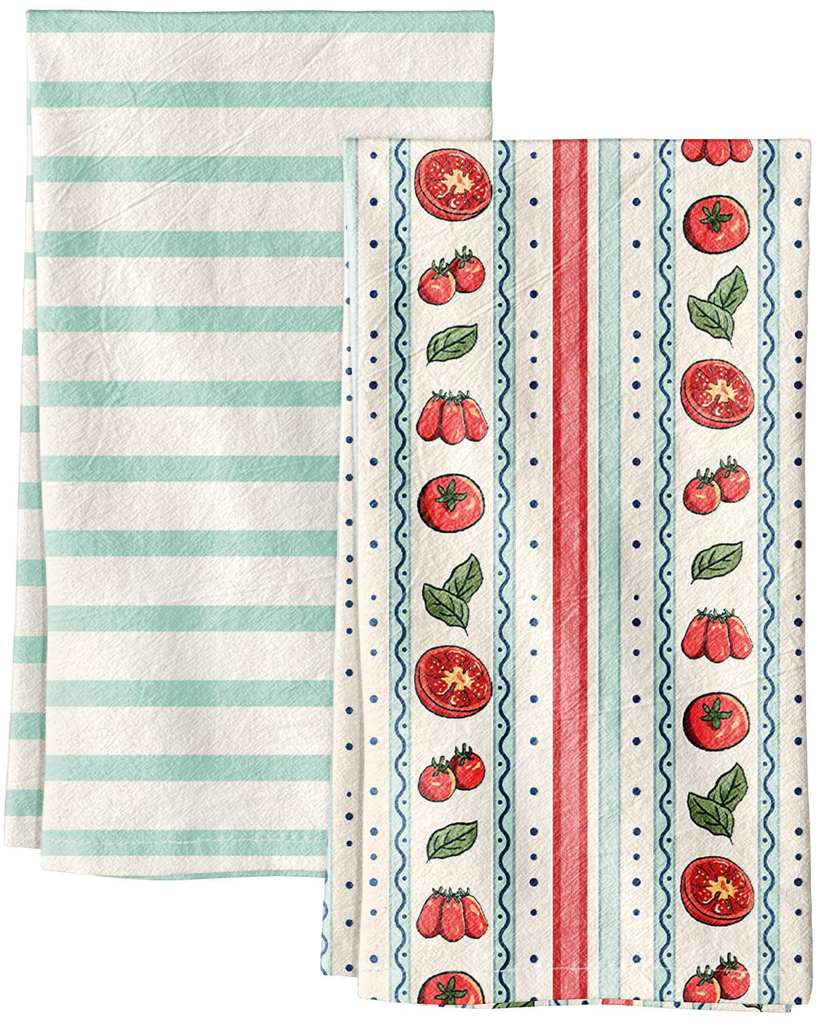 Miss Adola 2 Pack 150GSM Flour Sack Kitchen Towels, Beige Daisy