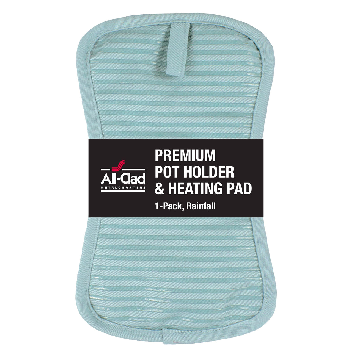 All-Clad Premium Pot Holder & Hot Pad: Heat Resistant to 500 Degrees - 100% Cotton, 10"x6.25" Hot Pad for Kitchen and Barbeque, (2-Pack), Indigo