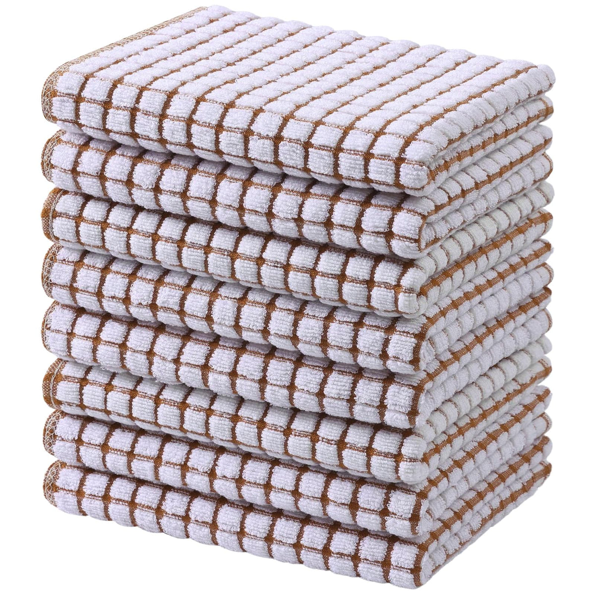 Mordimy Cotton 6 Pack Terry Kitchen Towels, 16 x 25 Inches