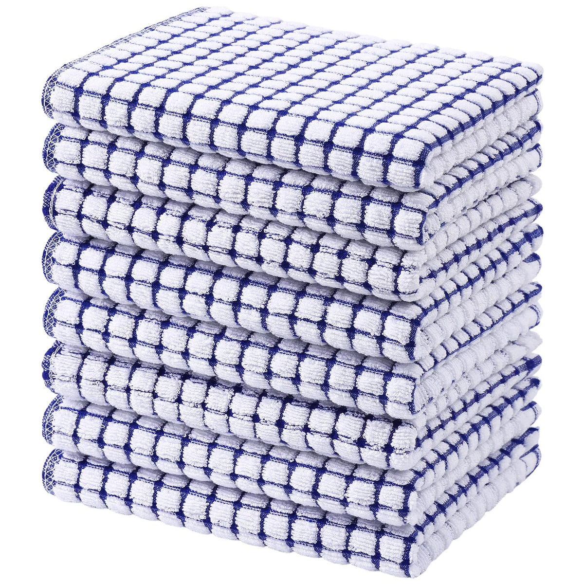 Mordimy Cotton 6 Pack Terry Kitchen Towels, 16 x 25 Inches