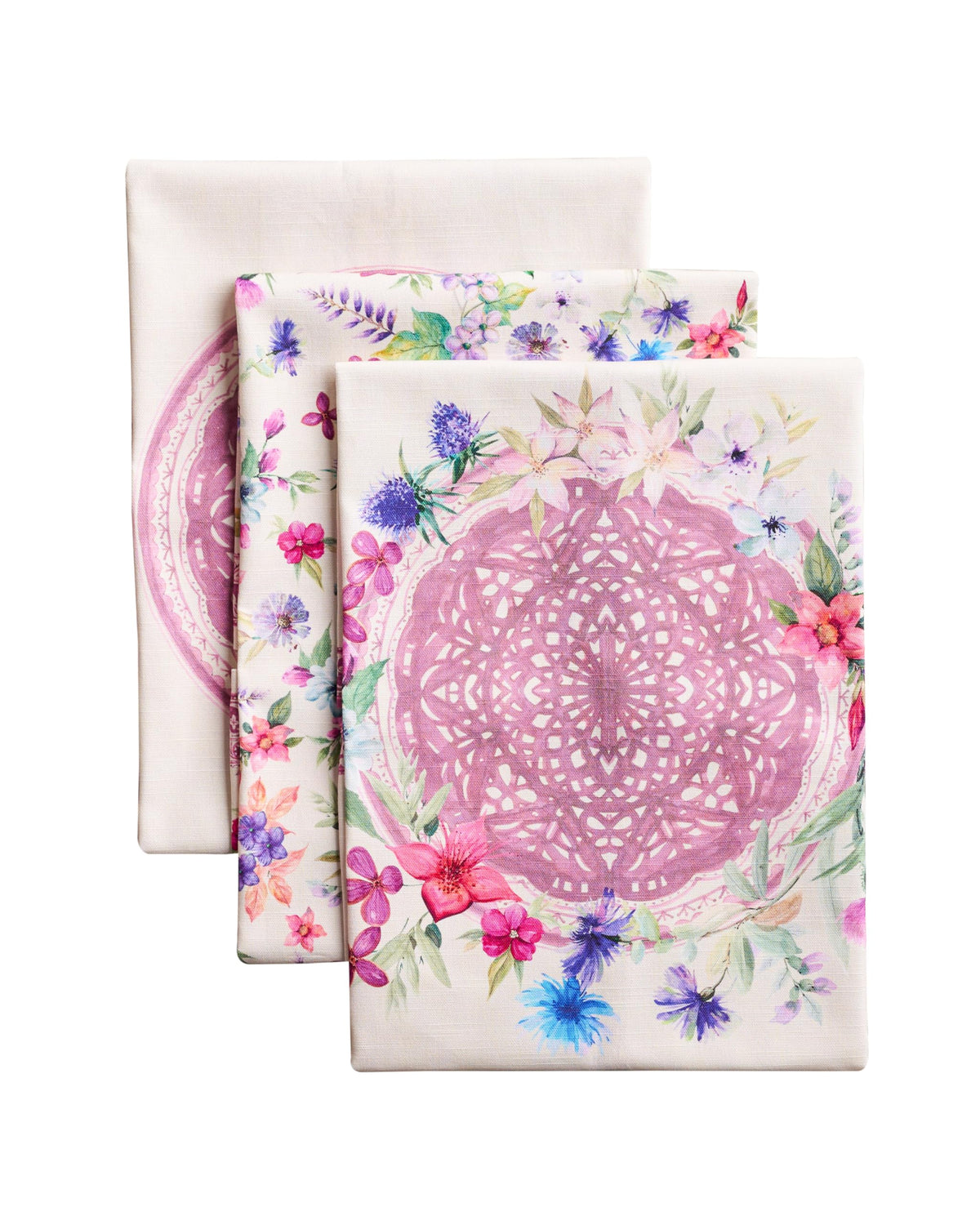 Maison d' Hermine Kitchen Towels Set of 3 Reusable 100% Cotton 27.50" x 20"
