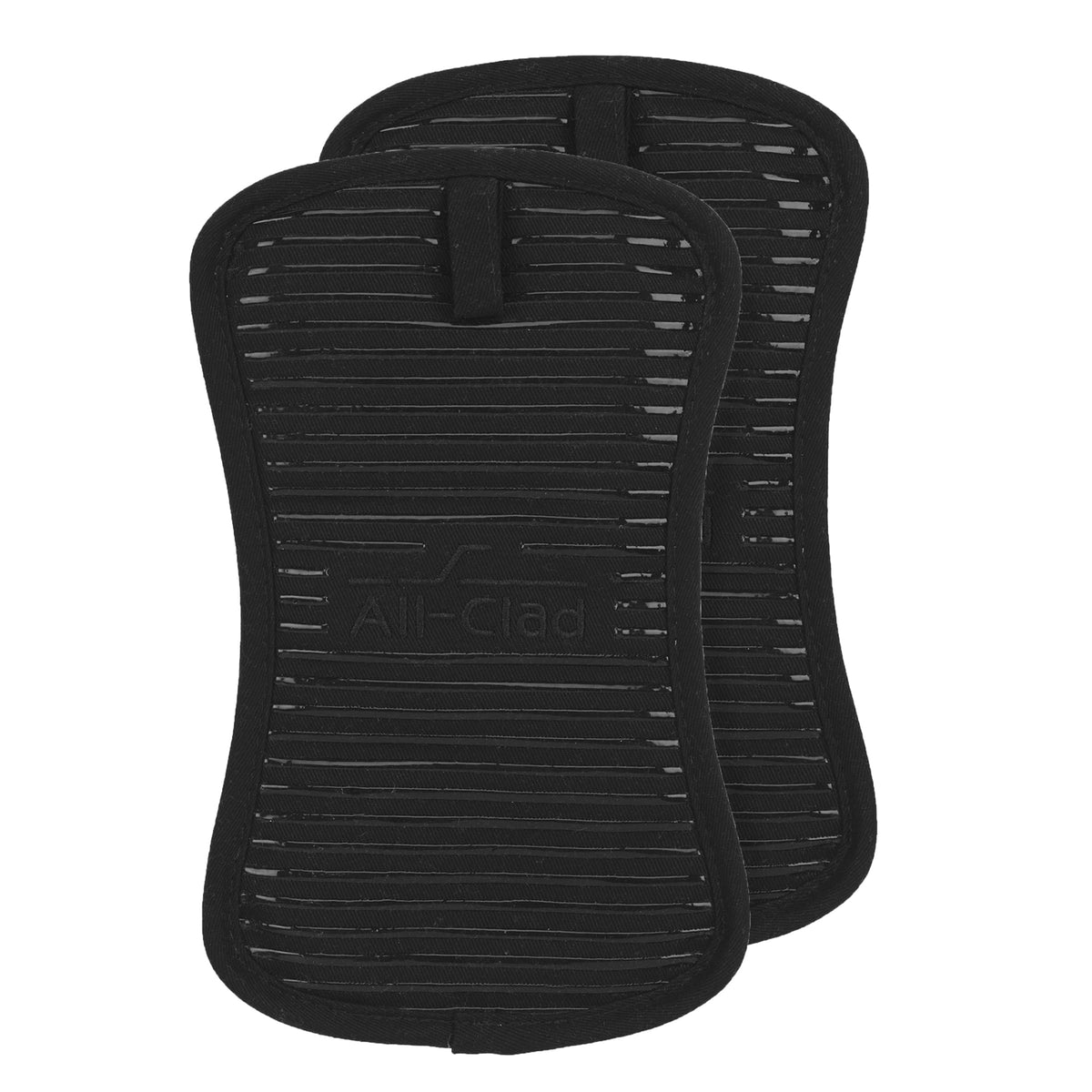 All-Clad Premium Pot Holder & Hot Pad: Heat Resistant to 500 Degrees - 100% Cotton, 10"x6.25" Hot Pad for Kitchen and Barbeque, (2-Pack), Indigo