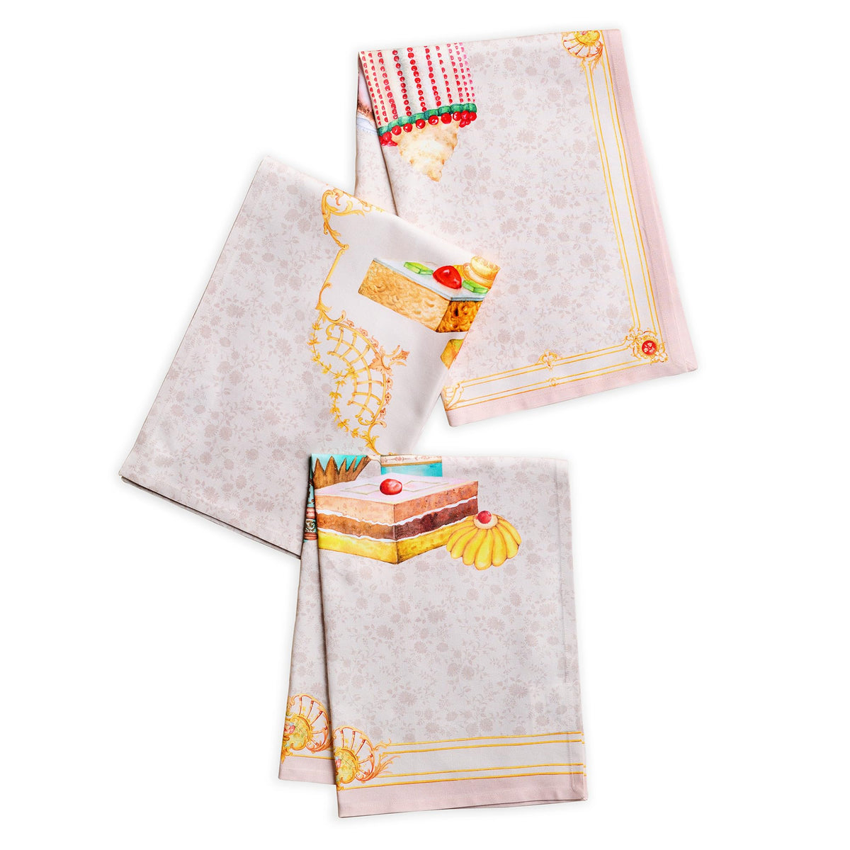 Maison d' Hermine Kitchen Towels Set of 3 Reusable 100% Cotton 27.50" x 20"
