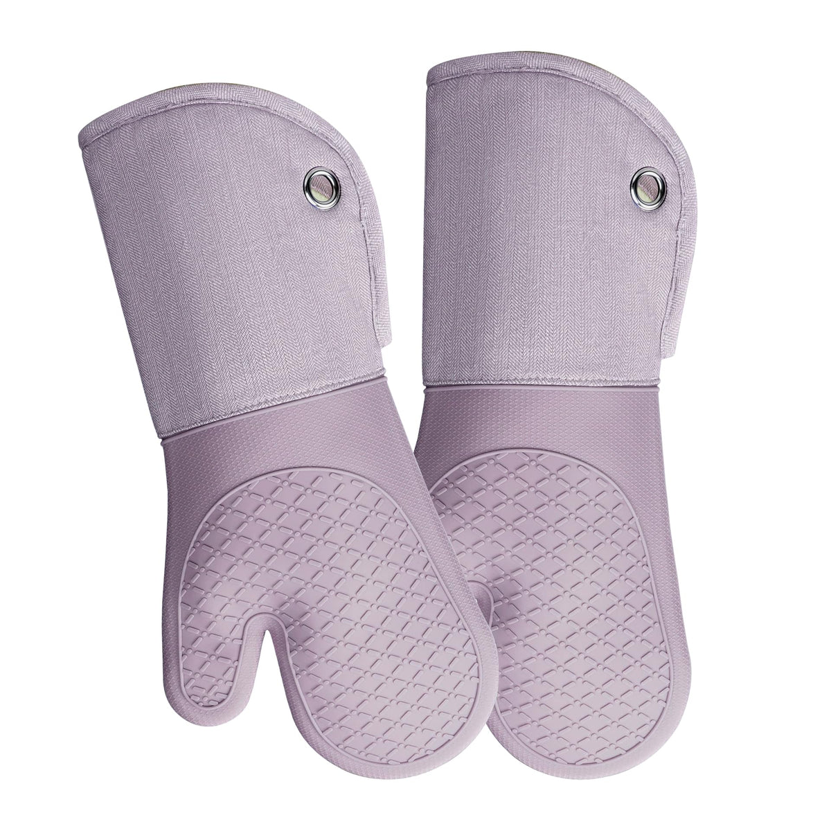 Professional Microwave Silicone Oven Mitts one Pair, Kitchen Mitten Set