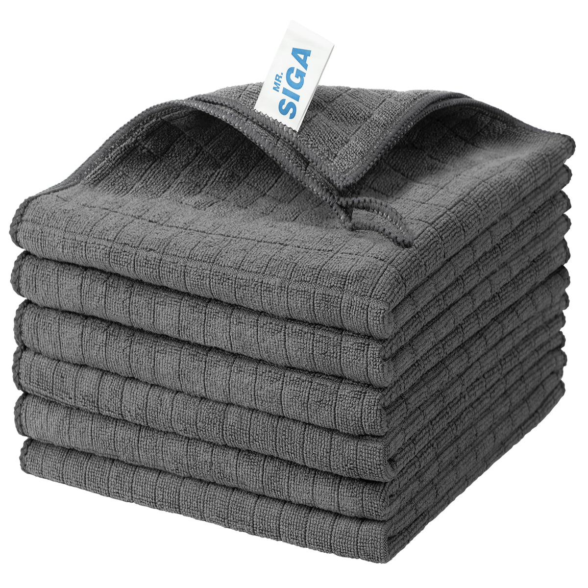 MR.SIGA Microfiber Cleaning Cloth, All Purpose Cleaning Towels, Pack of 50