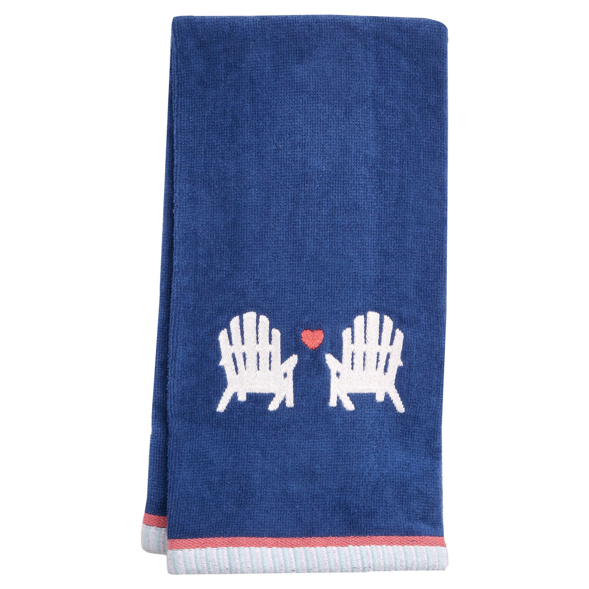 Ritz 4-Piece Kitchen Towel Set, Tomato & Olive Prints with Pine Green & Blue Textured Terry, 100% Cotton & Absorbent Blend, 16" x 26", Vintage Mediterranean Foodie Kitchen Decor