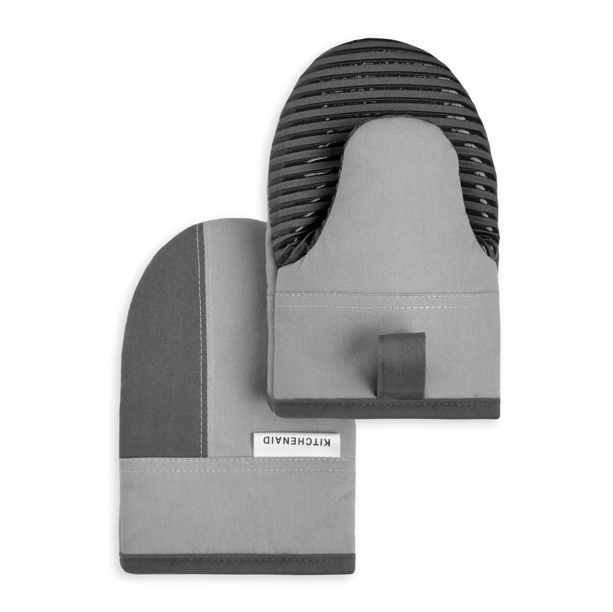 KitchenAid Beacon Two-Tone Non-Slip Mini Oven Mitt Set, Majestic Yellow, 5.5"x8", 2 Piece