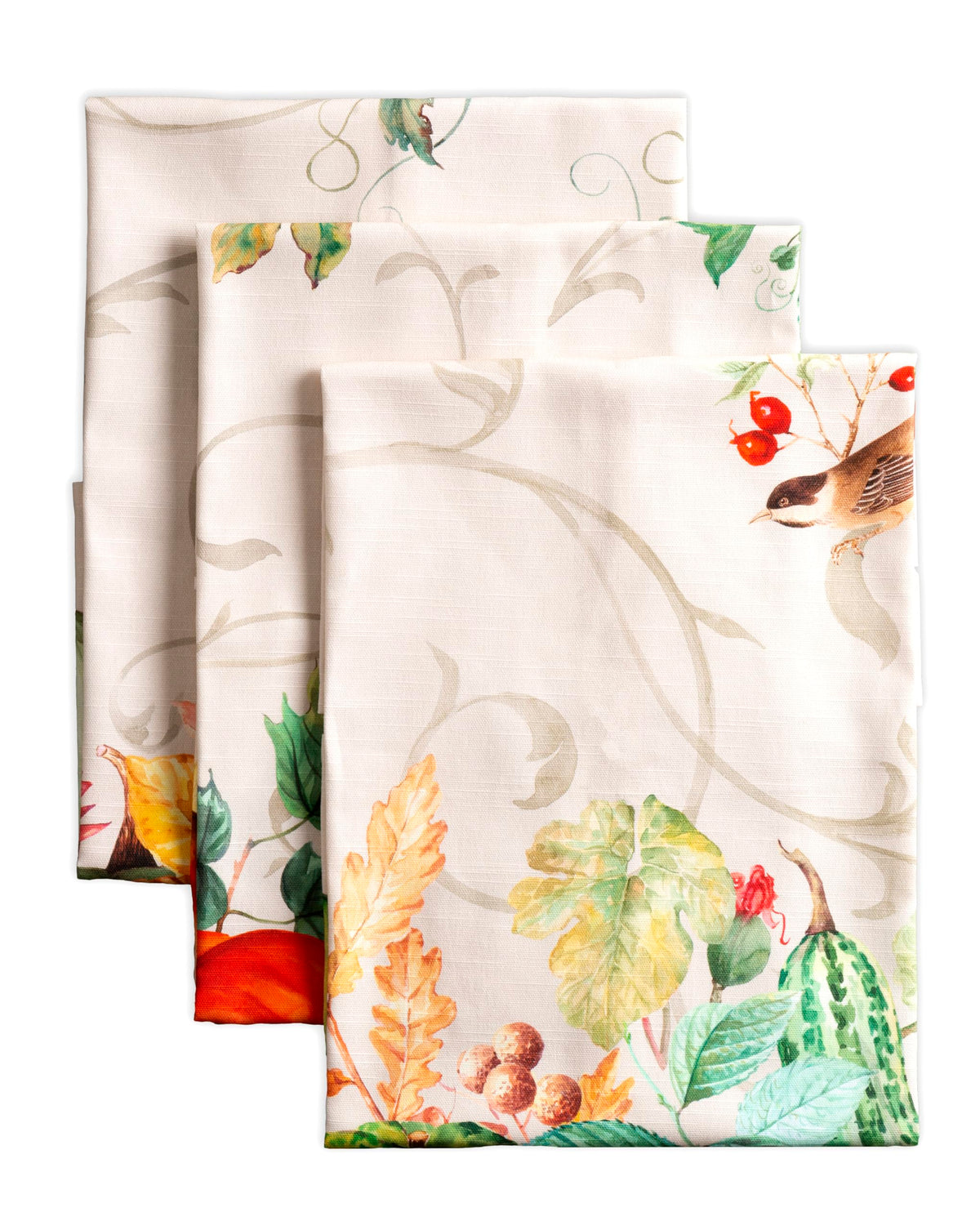 Maison d' Hermine Kitchen Towels Set of 3 Reusable 100% Cotton 27.50" x 20"