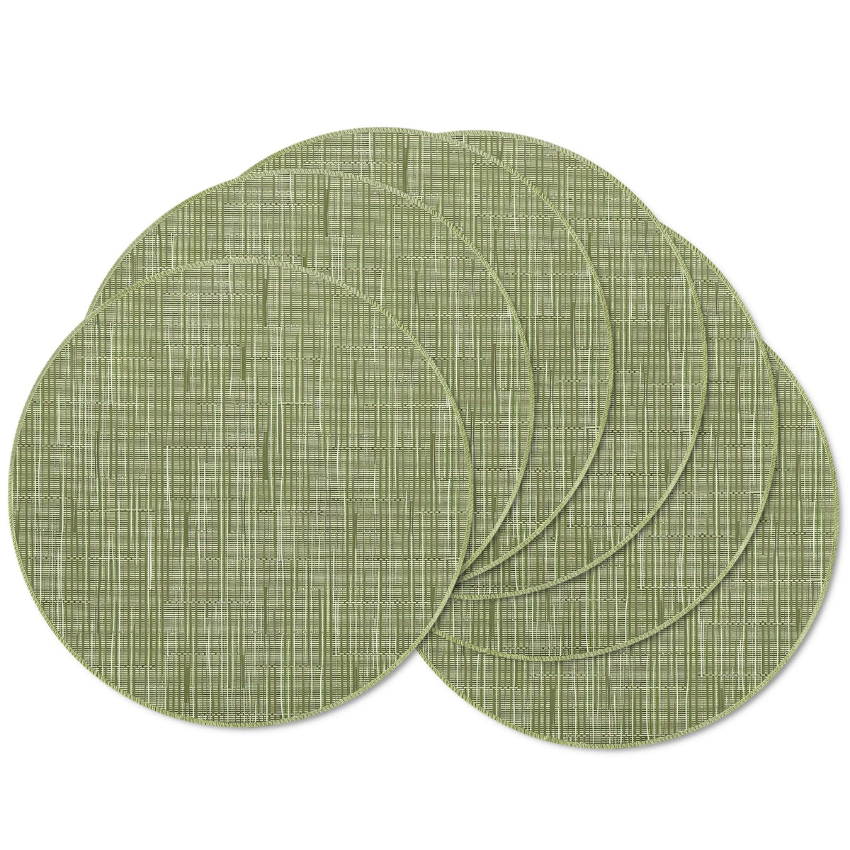 Niviy Placemats, Placemats Set of 4 Washable Place Mats, Green 12" x 18"