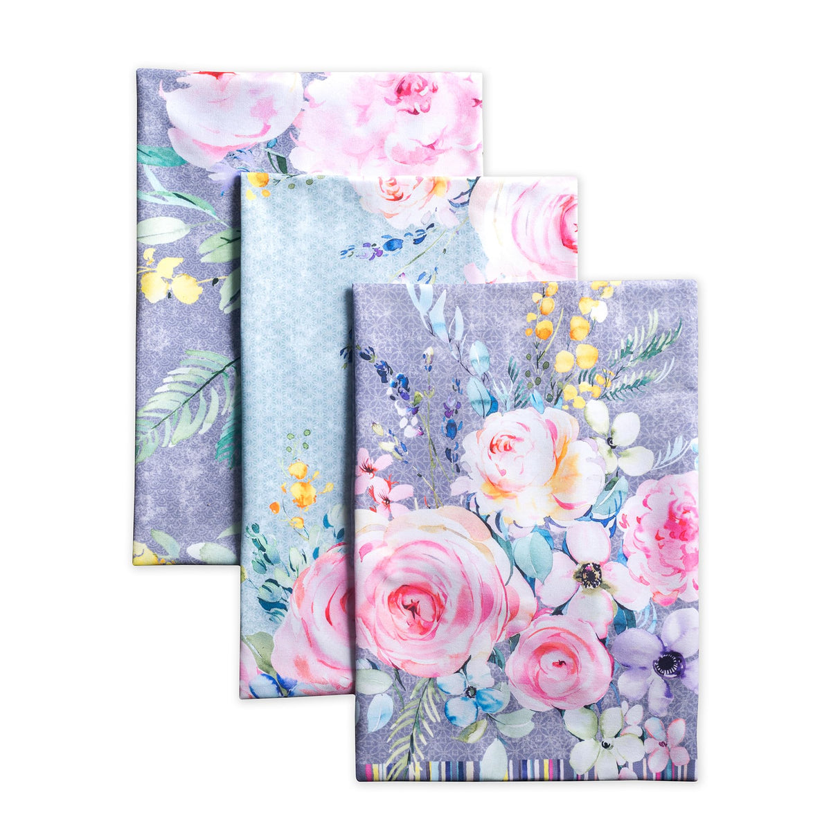 Maison d' Hermine Kitchen Towels Set of 3 Reusable 100% Cotton 27.50" x 20"