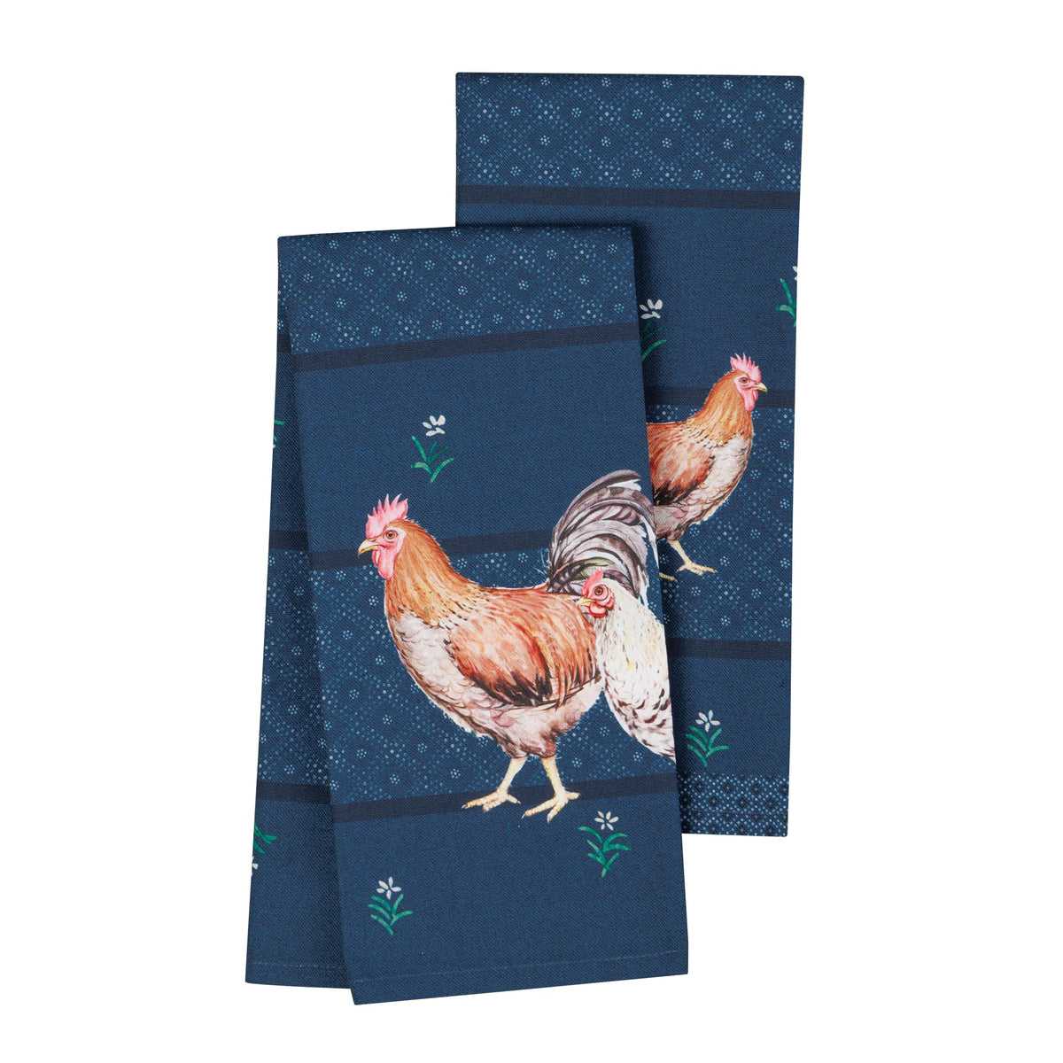 Maison d' Hermine Kitchen Towels Set of 3 Reusable 100% Cotton 27.50" x 20"