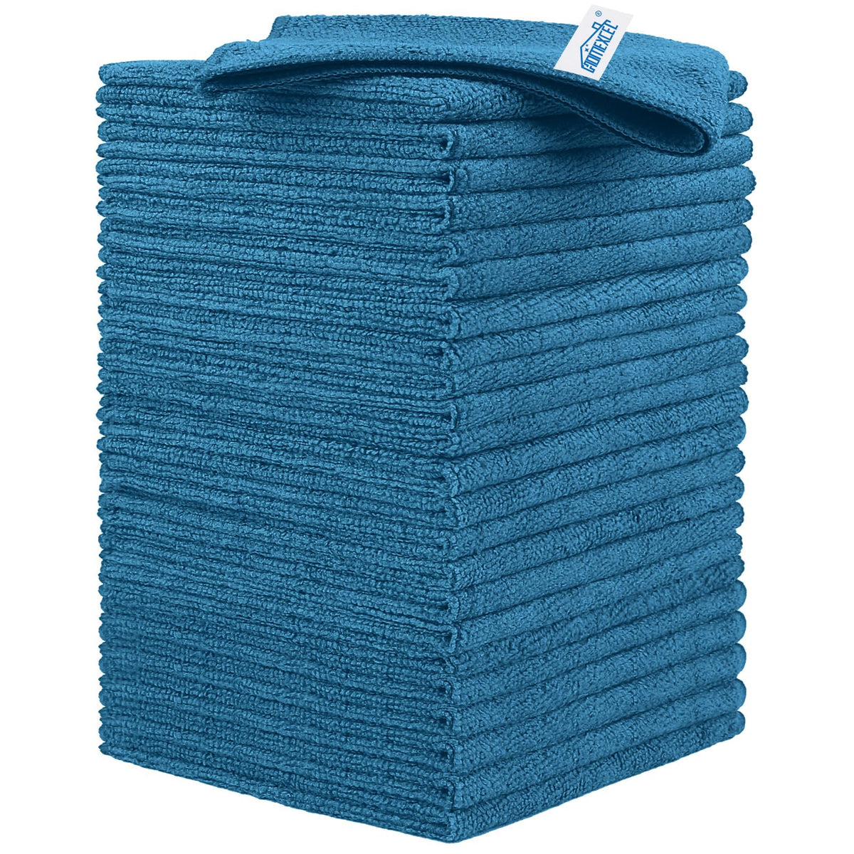 HOMEXCEL Microfiber Cleaning Cloth, Kitchen Towels 12 Pack, Lint Free, Scratch-Free, Highly Absorbent, Reusable Dish Towels for Kitchen and Household