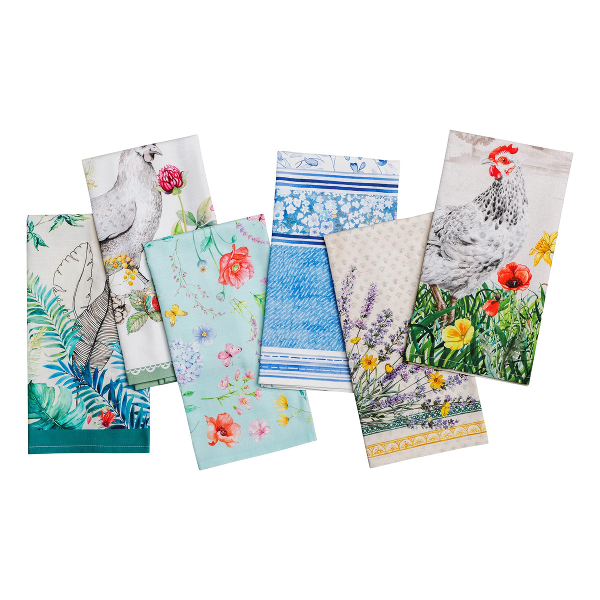 Maison d' Hermine Kitchen Towels Set of 3 Reusable 100% Cotton 27.50" x 20"