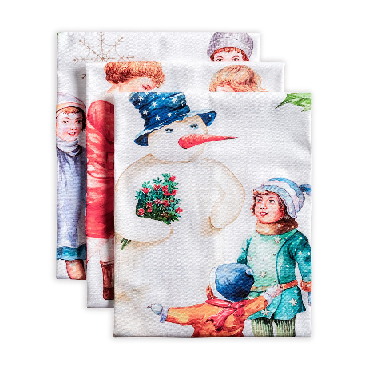 Maison d' Hermine Kitchen Towels Set of 3 Reusable 100% Cotton 27.50" x 20"