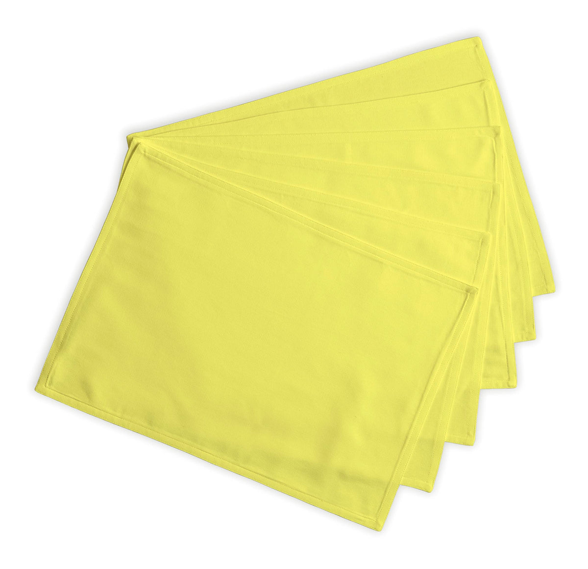Calicot Placemats 100% Cotton Washable (13" x 19", Set of 6)