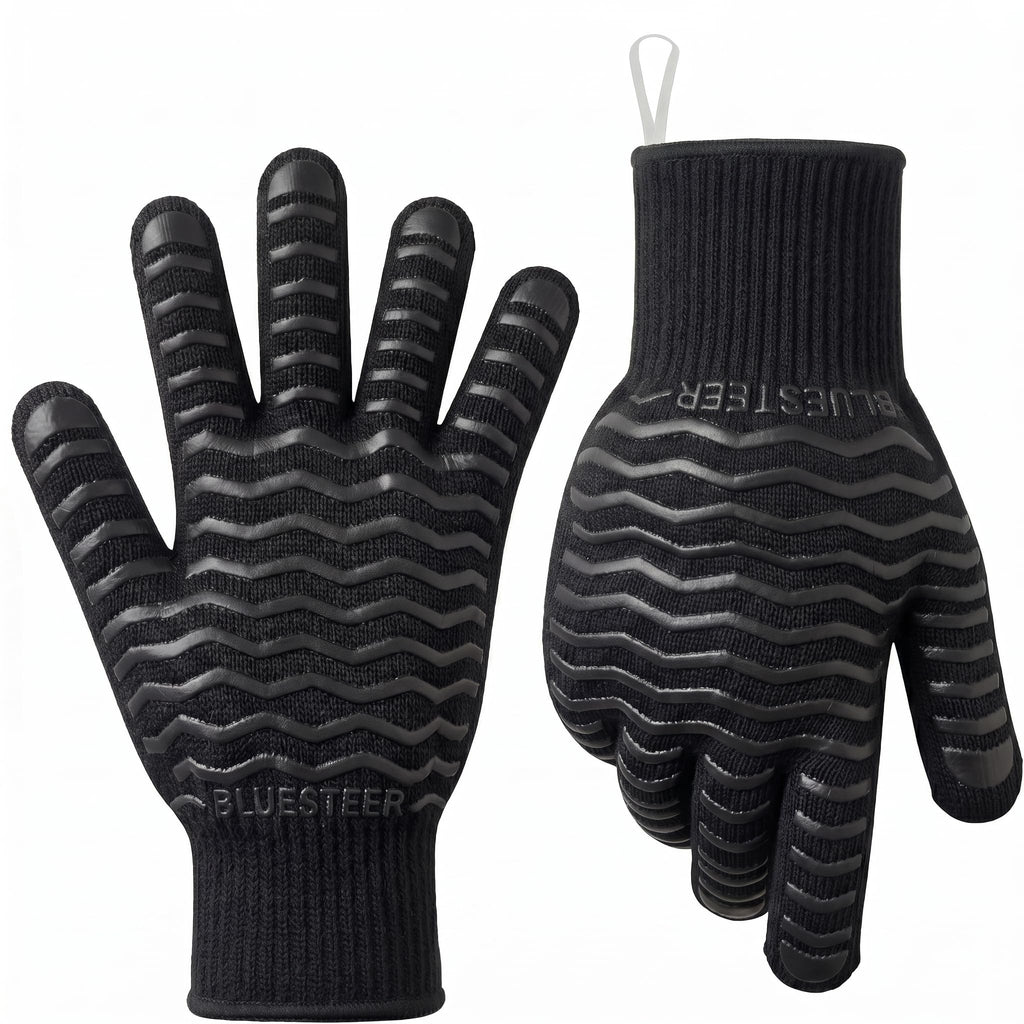 Oven Gloves 932°F Heat Resistant Oven Mitts with Fingers,1 Pair