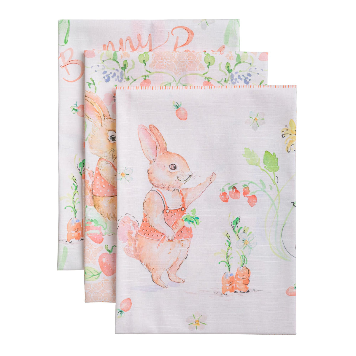 Maison d' Hermine Kitchen Towels Set of 3 Reusable 100% Cotton 27.50" x 20"