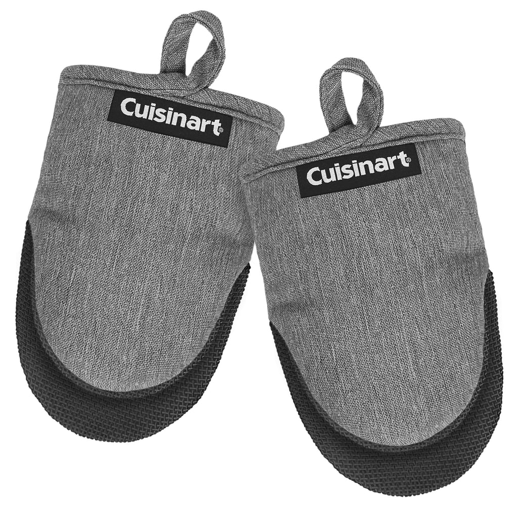 Cuisinart Mini Oven Mitts, 2-Pack, Neoprene Grip, Heat Resistant 350F