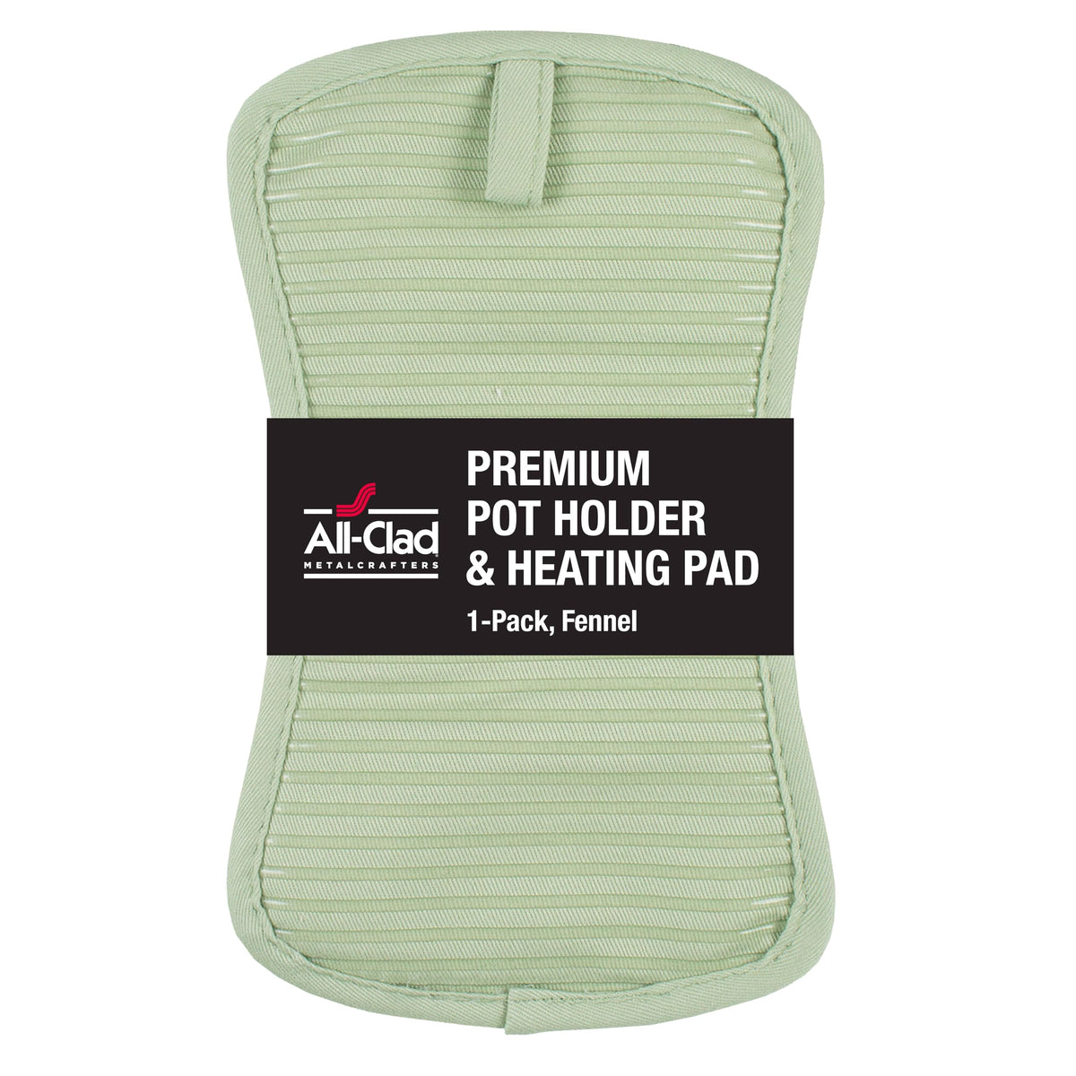 All-Clad Premium Pot Holder & Hot Pad: Heat Resistant to 500 Degrees - 100% Cotton, 10"x6.25" Hot Pad for Kitchen and Barbeque, (2-Pack), Indigo