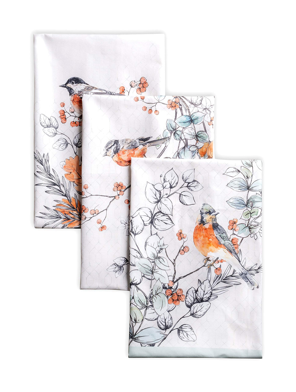 Maison d' Hermine Kitchen Towels Set of 3 Reusable 100% Cotton 27.50" x 20"