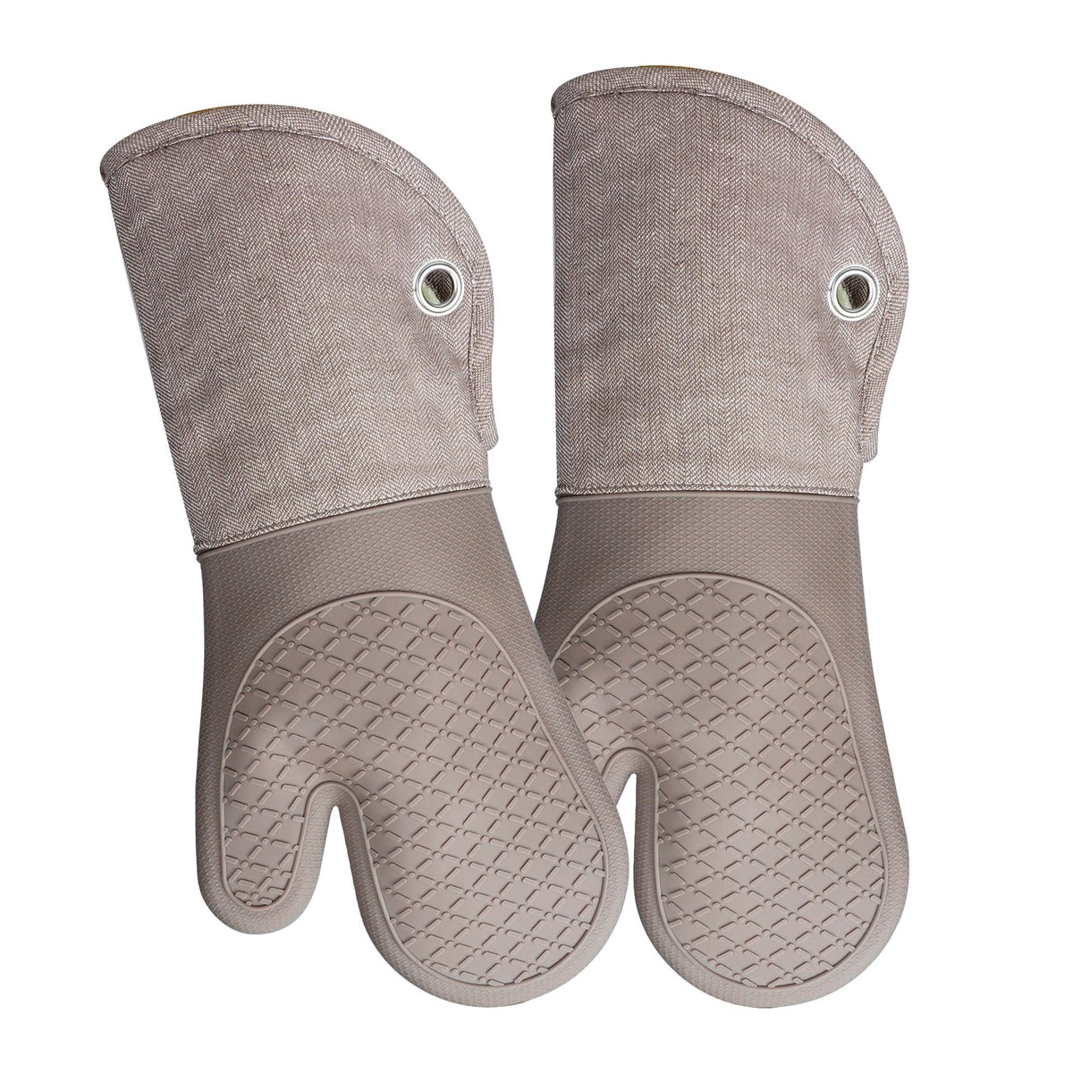 Professional Microwave Silicone Oven Mitts one Pair, Kitchen Mitten Set