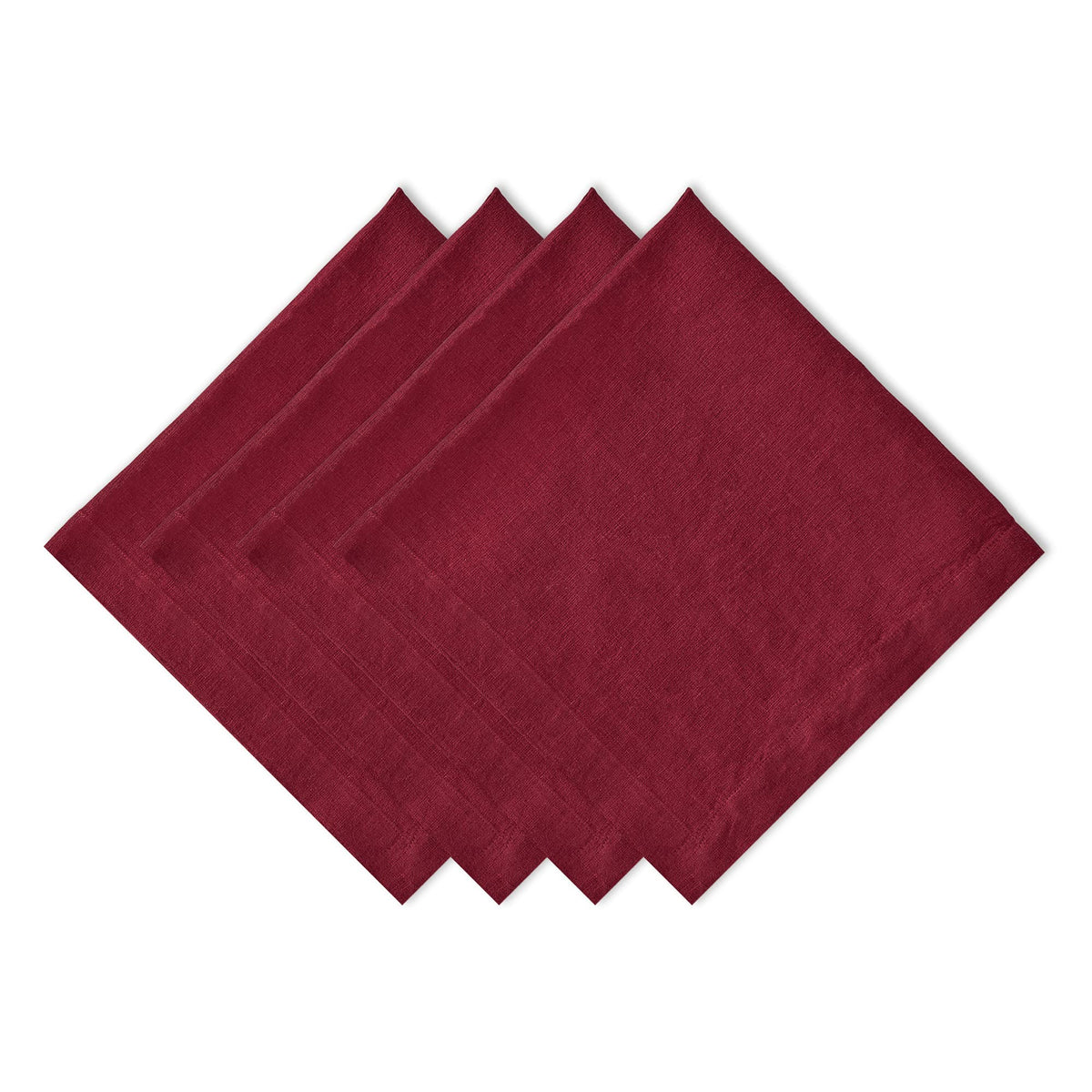 DII Linen Tabletop Collection Machine Washable, Placemat Set, 14.5x20.5, Cream, 4 Piece