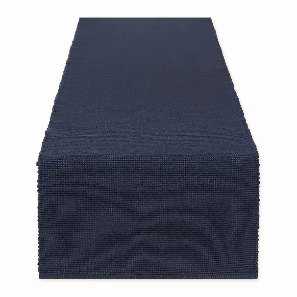 DII Basic Everyday Ribbed Tabletop 100% Cotton, Placemat Set, 13x19, Dark Brown, 6 Piece