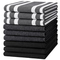 Homaxy Cotton 380 GSM Premium Kitchen Towels, 18"x 28", 6 Pack, Khaki